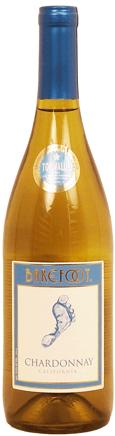 Barefoot  chardonnay wine of California, 13% alc. by vol. Full-Size Picture